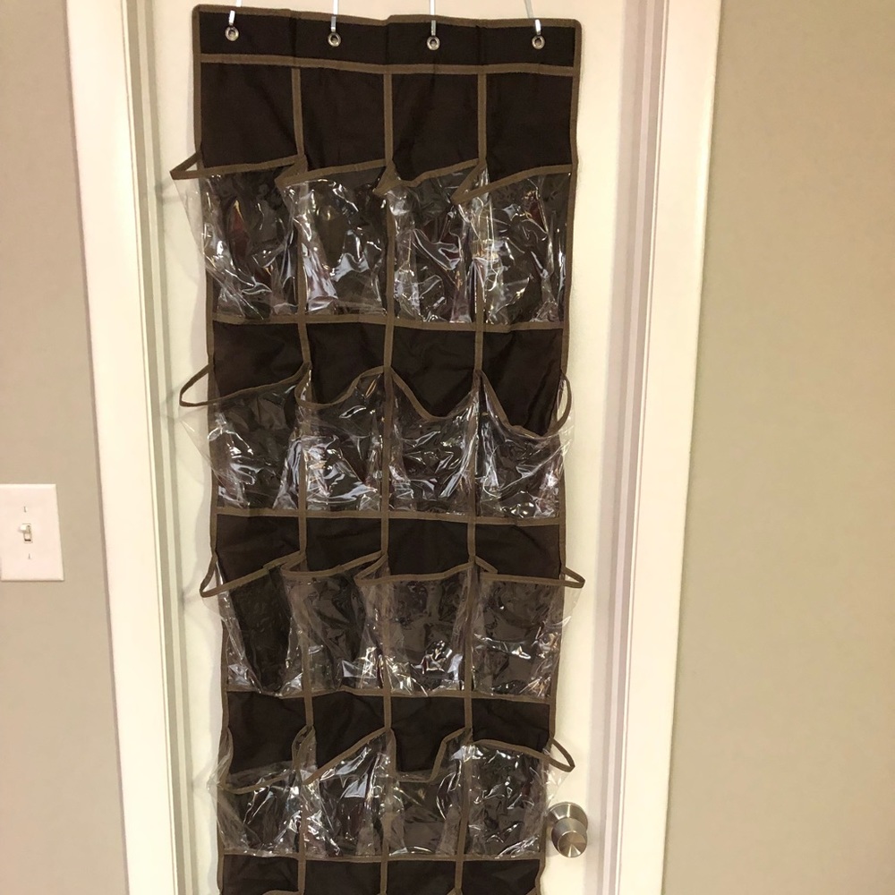 Over the door hanging shoe rack